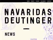 Tablet Screenshot of navaridasdeutinger.com